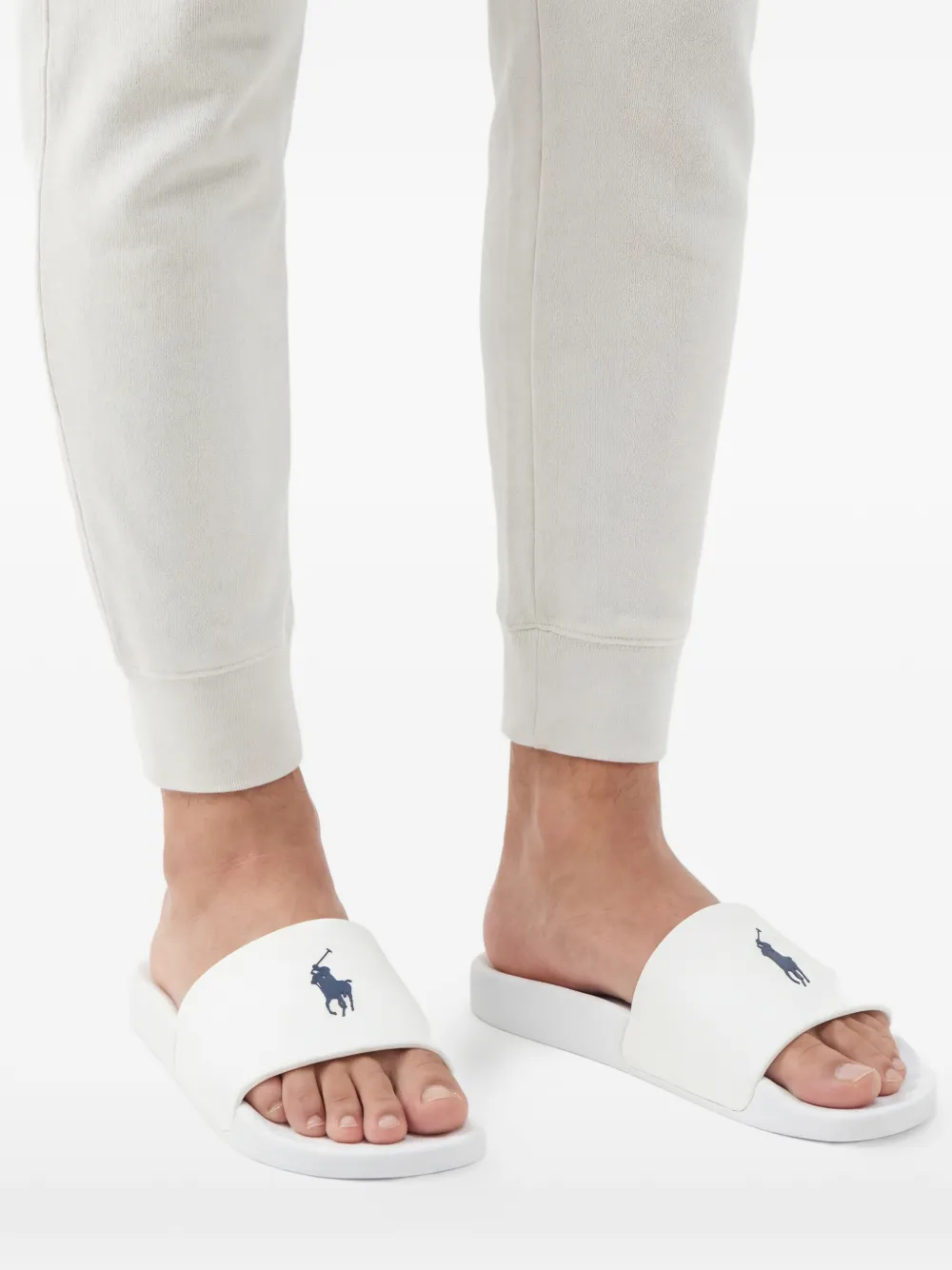 Polo Ralph Lauren Polo Pony slippers Wit