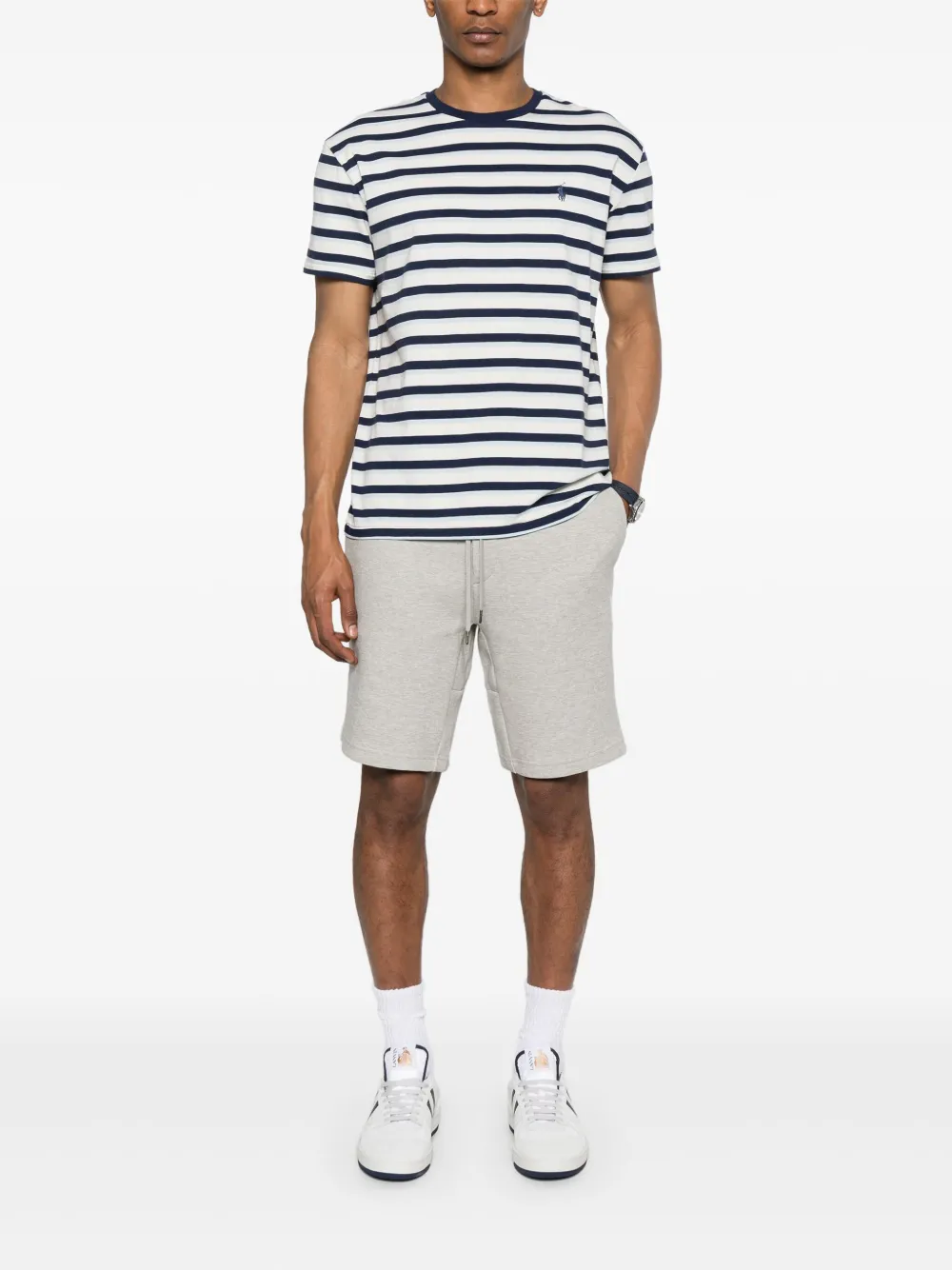 Polo Ralph Lauren Gestreept jersey T-shirt Blauw