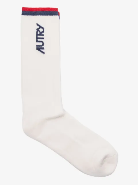 Autry calcetines con logo en intarsia