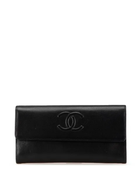 CHANEL Pre-Owned 2018 CC Calfskin Wallet long wallets
