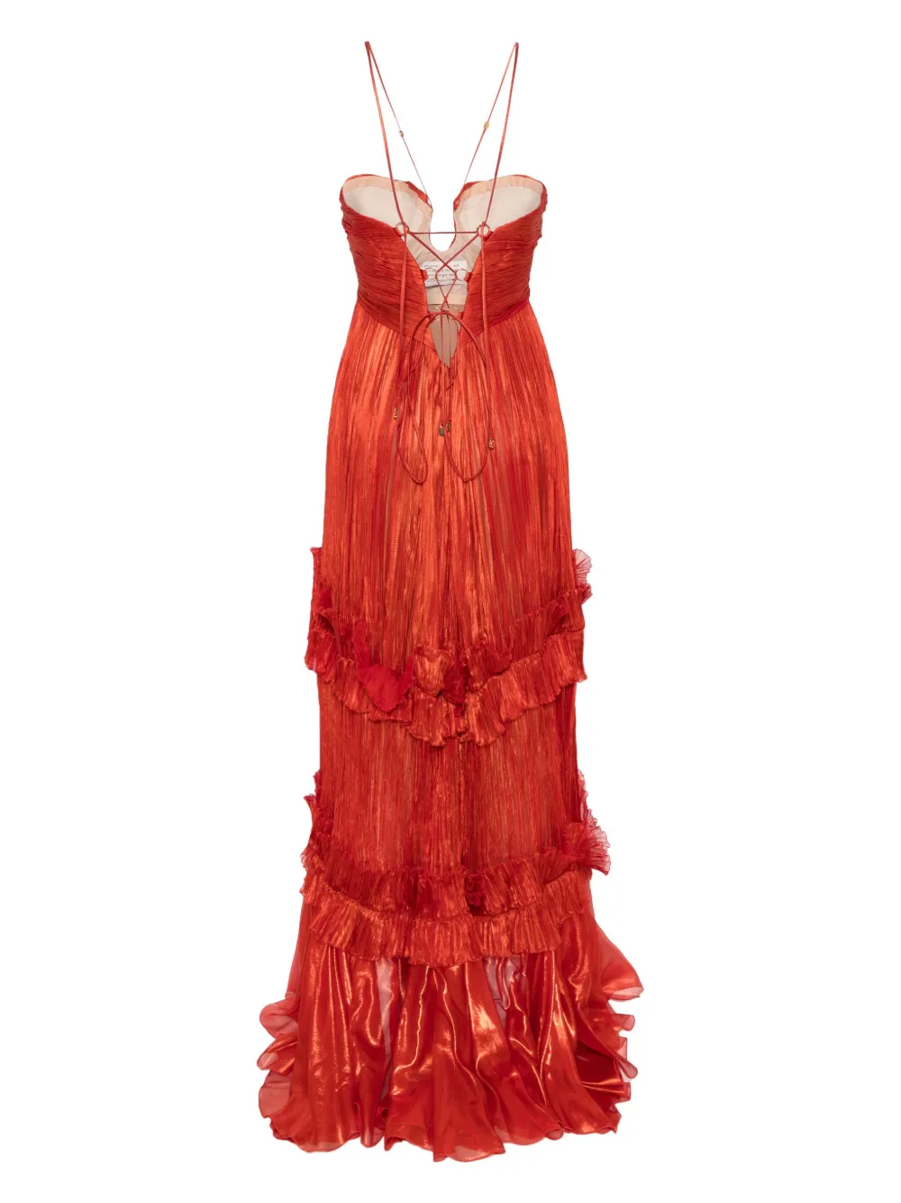 Maria Lucia Hohan Roxene maxi-jurk - Oranje