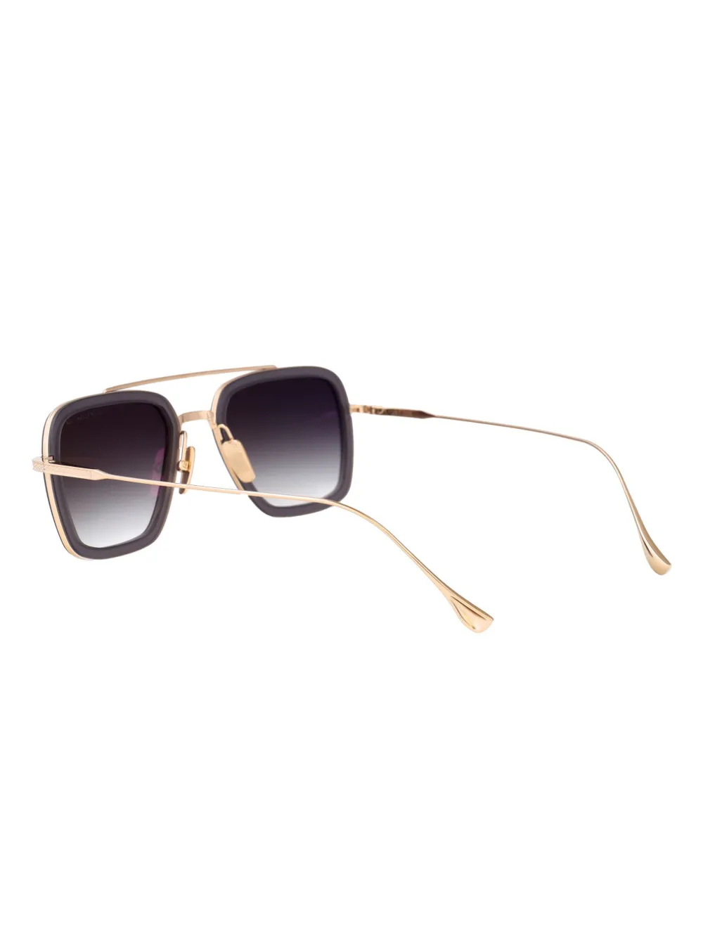 Dita Eyewear Zonnebril met vierkant montuur Goud