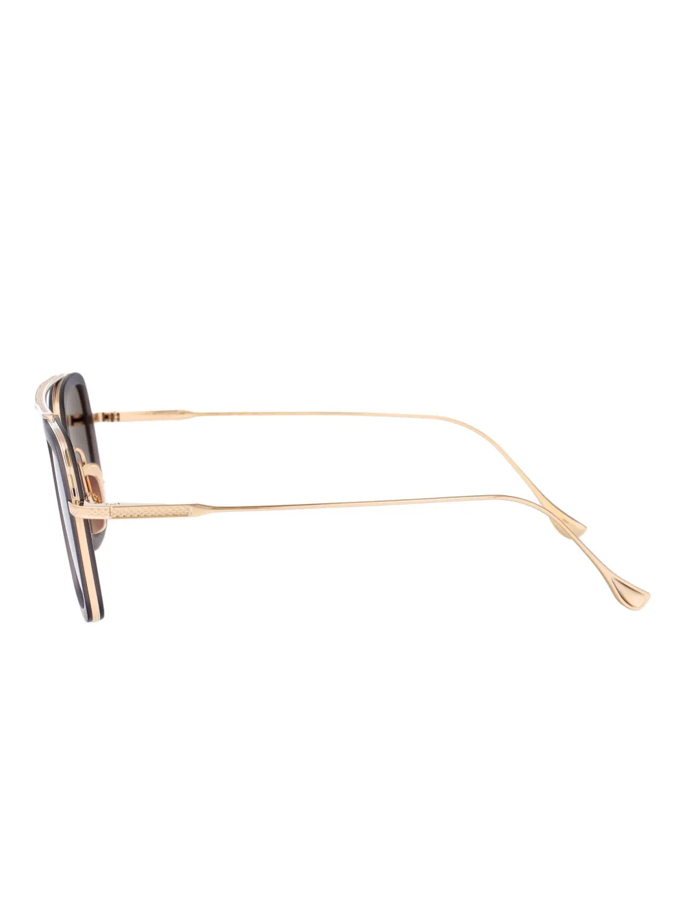 Dita Eyewear Zonnebril met vierkant montuur Goud