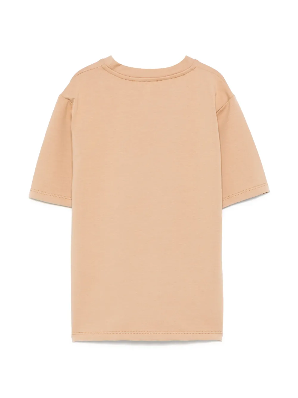 Paolo Pecora Kids T-shirt met logoprint - Beige