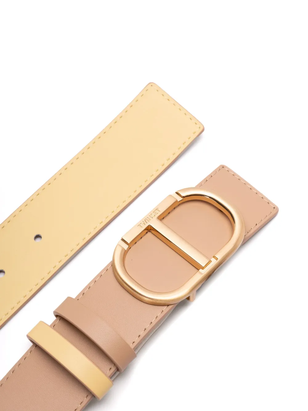 TWINSET reversible belt - Bruin