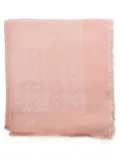 TWINSET logo-jacquard scarf - Pink