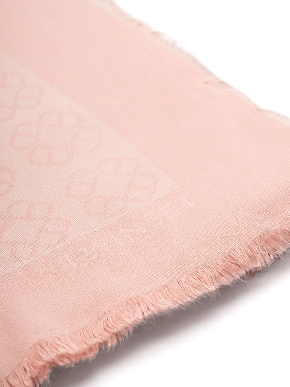 TWINSET Sjaal met logo-jacquard - Roze