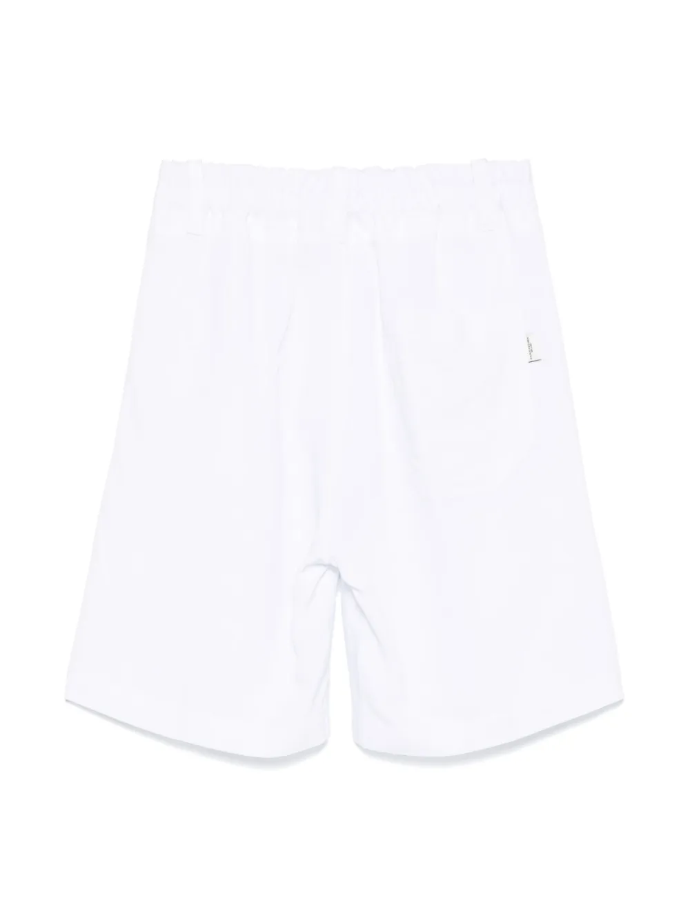 Paolo Pecora Kids Geplooide shorts - Wit