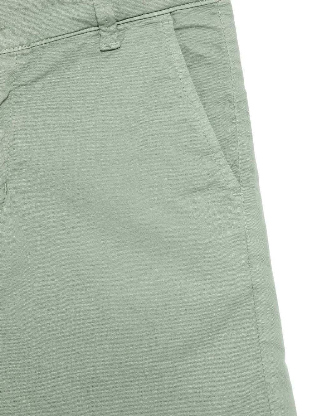 Paolo Pecora Kids Katoenen shorts Groen