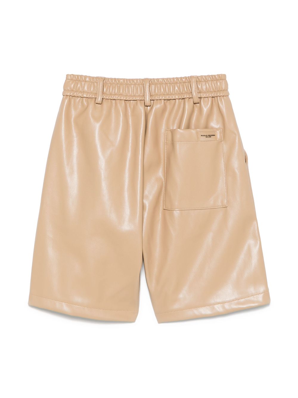 Paolo Pecora Kids Shorts met trekkoordtaille - Beige