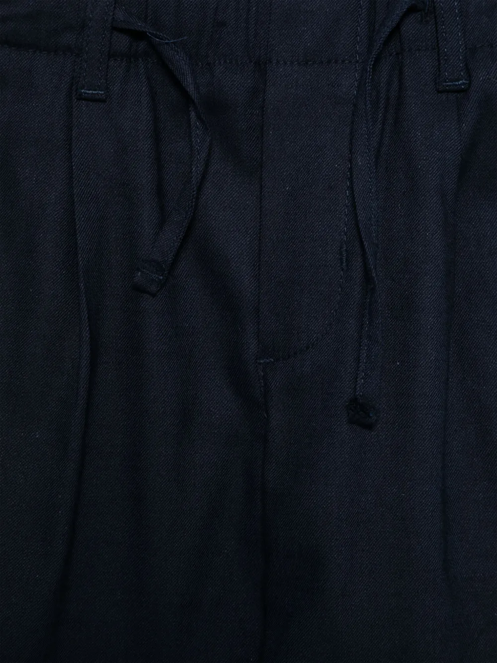 Paolo Pecora Kids Broek met geplooid detail Blauw