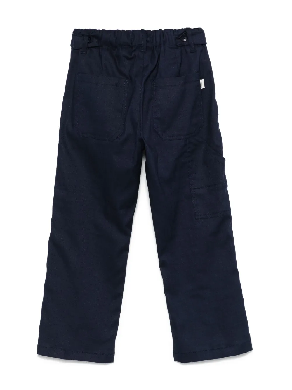 Paolo Pecora Kids Broek met geplooid detail - Blauw