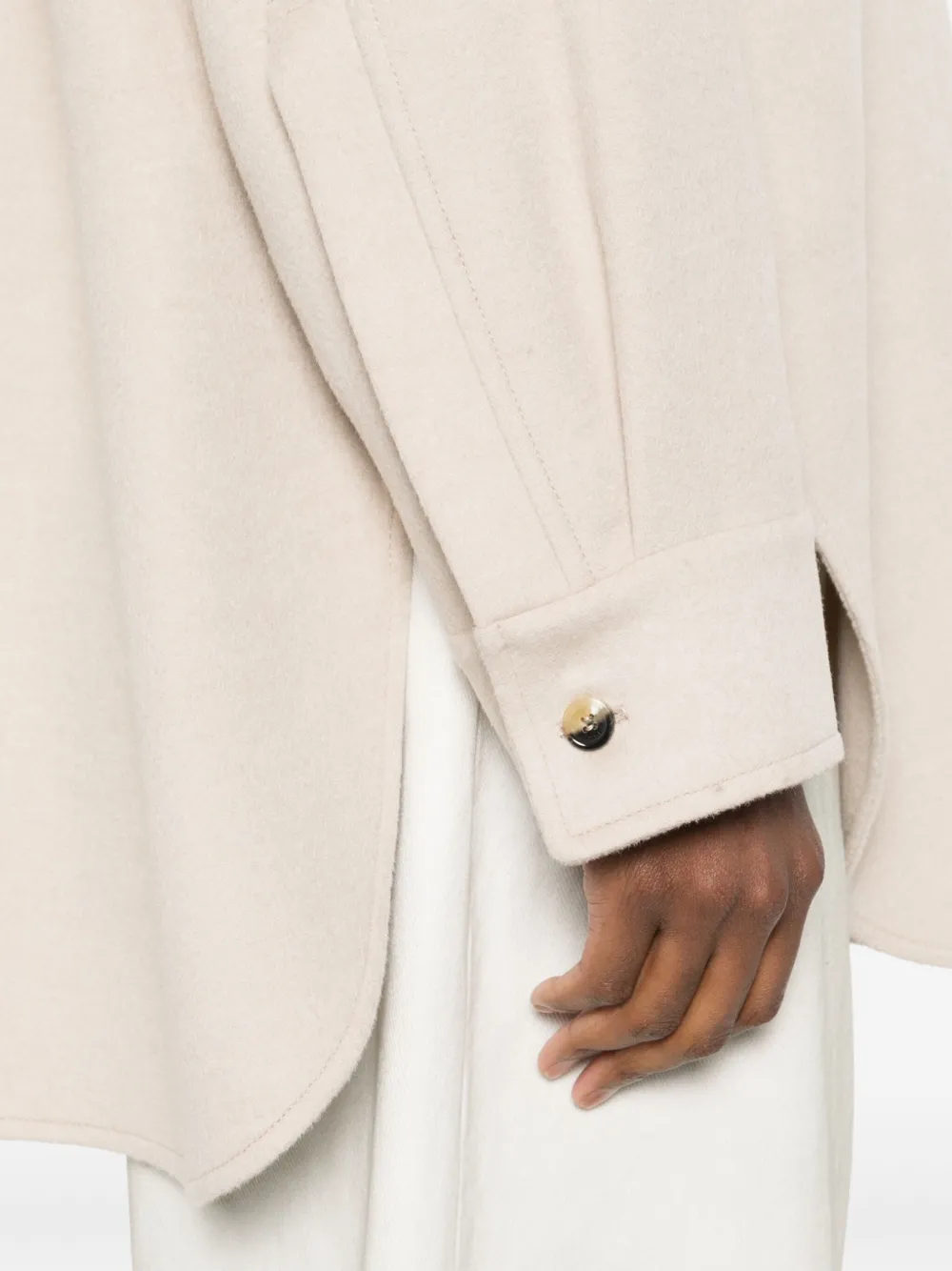 LOEWE Blouse met Anagram-patroon Beige