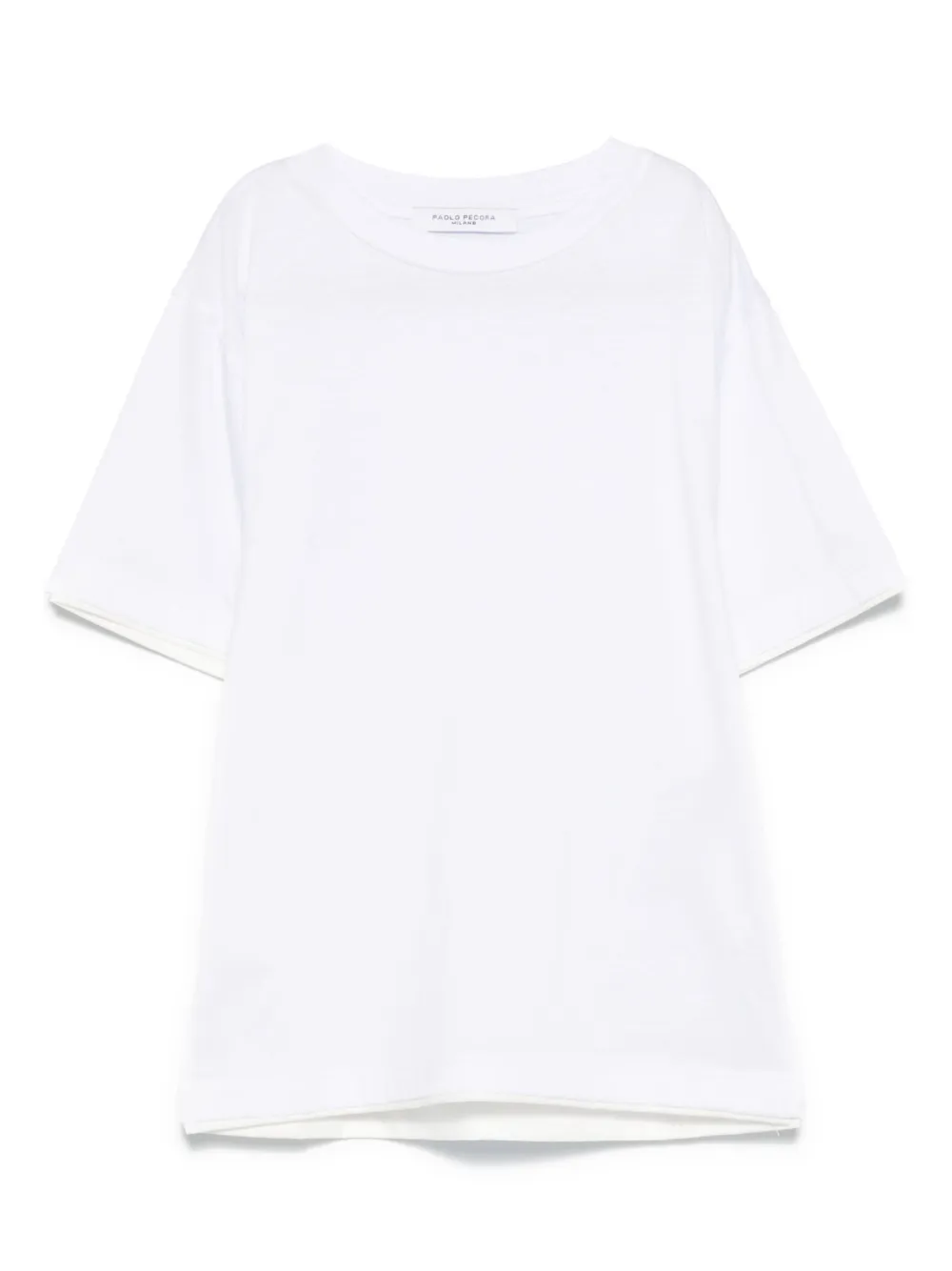 Paolo Pecora Kids logo-tag T-shirt | White | Image 1