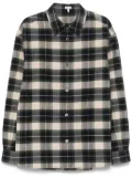 LOEWE plaid-check shirt - Green