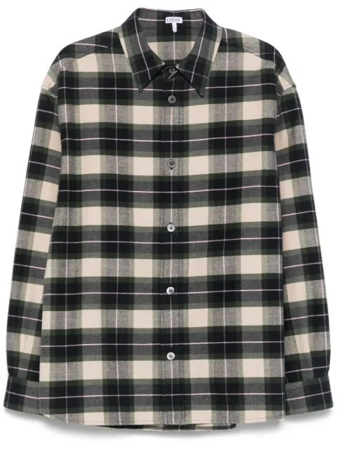 LOEWE plaid-check shirt