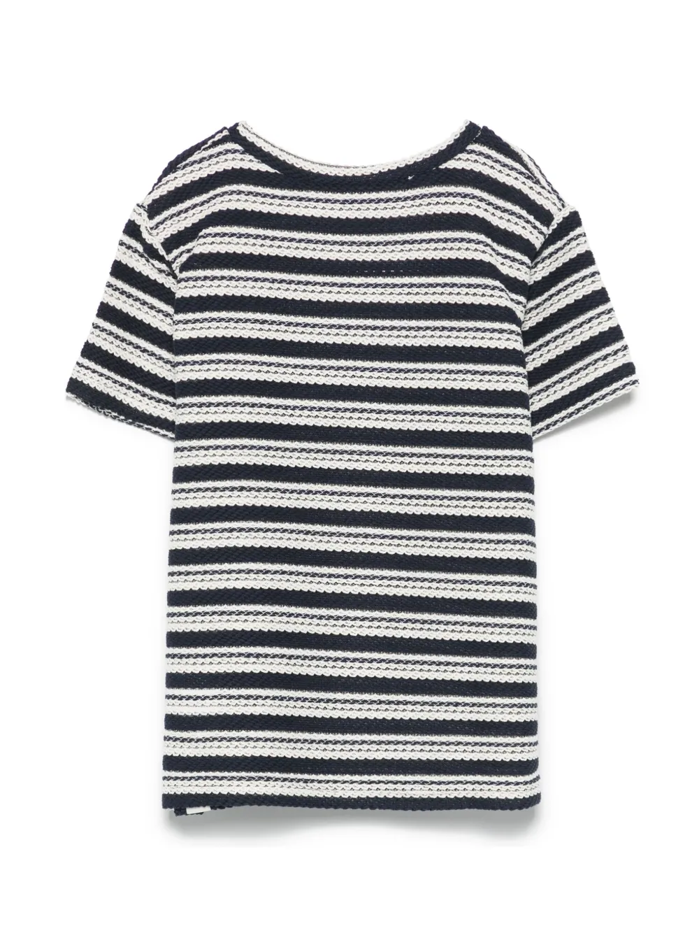 Paolo Pecora Kids Gestreept T-shirt - Blauw