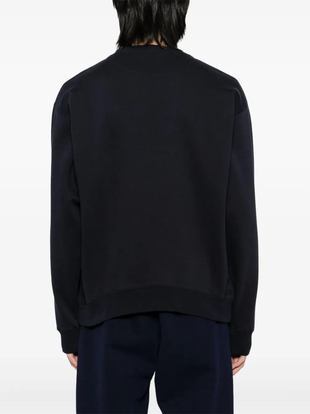 Bally Sweater met geborduurd logo Blauw