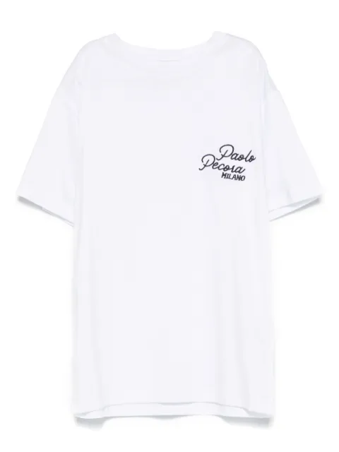 Paolo Pecora Kids logo-embroidered T-shirt