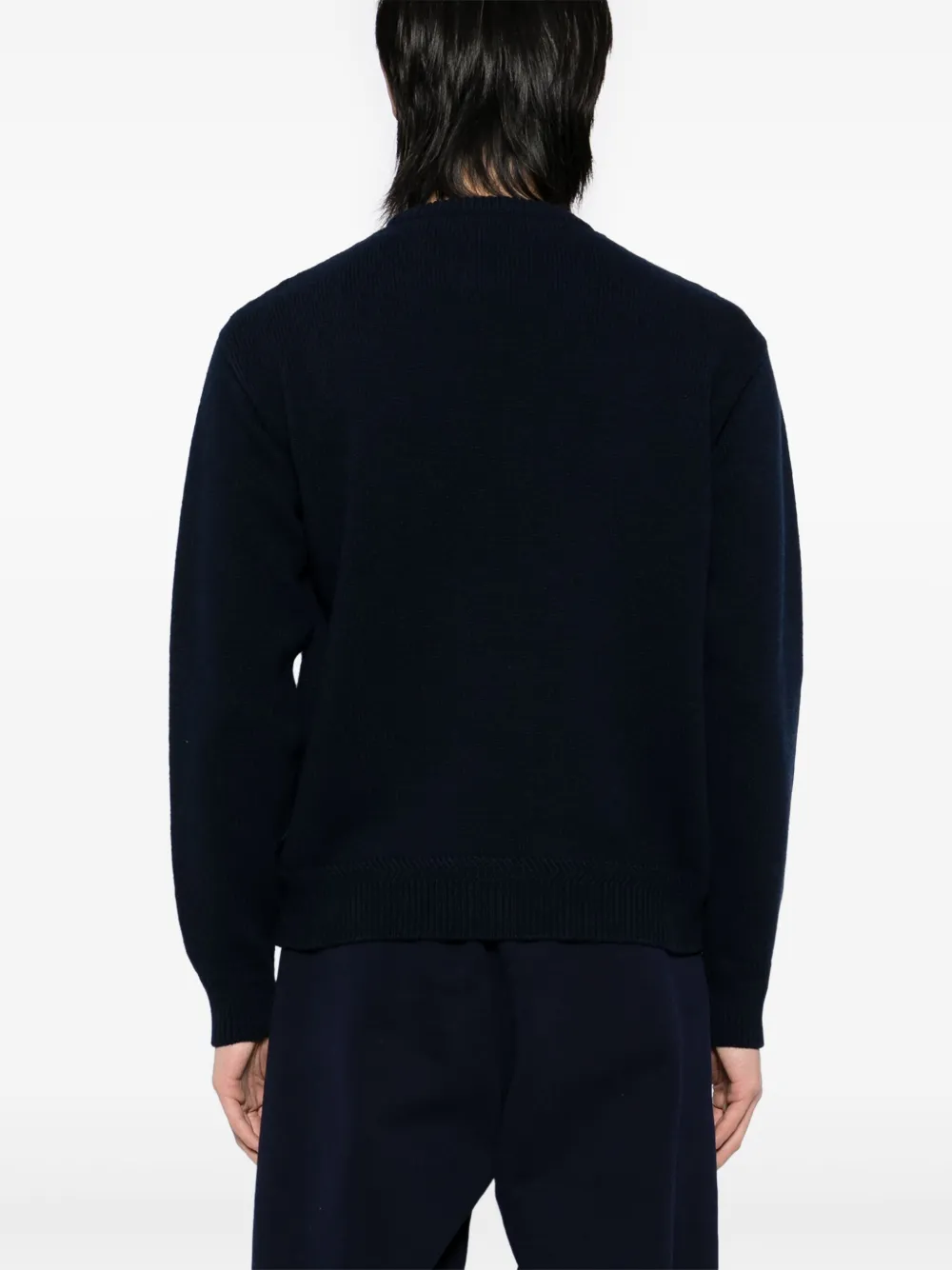 Bally Trui met logopatch Blauw