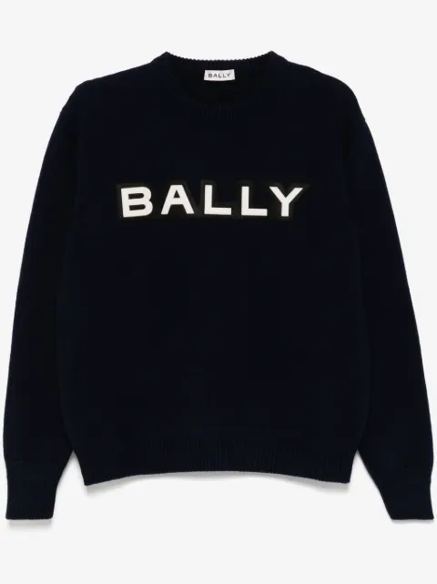 Bally Pullover mit Logo-Patch
