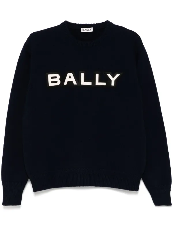 Bally Logo-patch Jumper in Blue