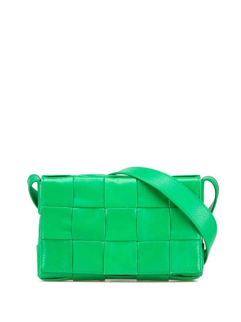 2012-2024 Small Nappa Intrecciato Cassette crossbody bag