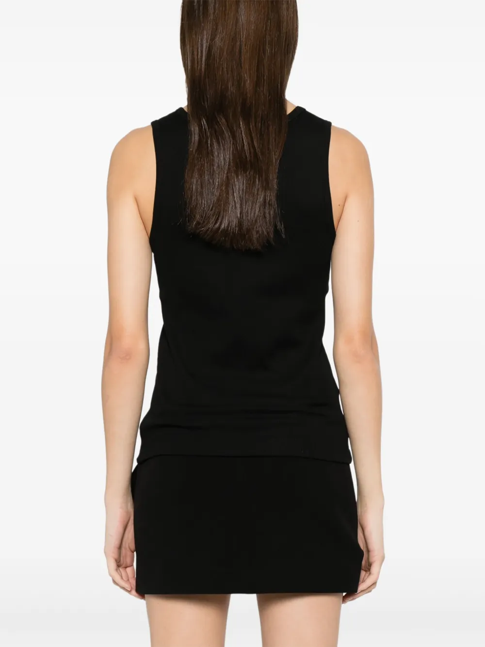 Dolce & Gabbana Tanktop met logoplakkaat Zwart
