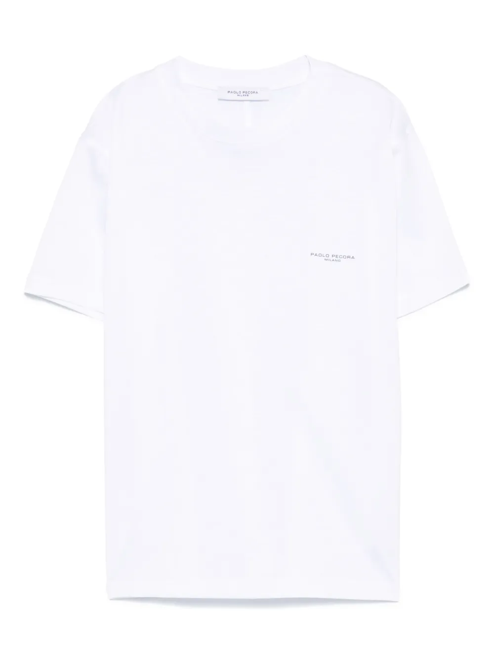 Paolo Pecora Kids T-shirt met logoprint Wit