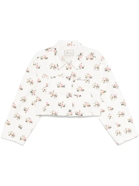 Blumarine chamarra con estampado floral