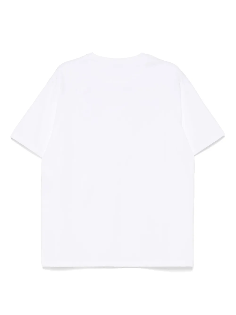 Bally logo-embroidered T-shirt - WHITE