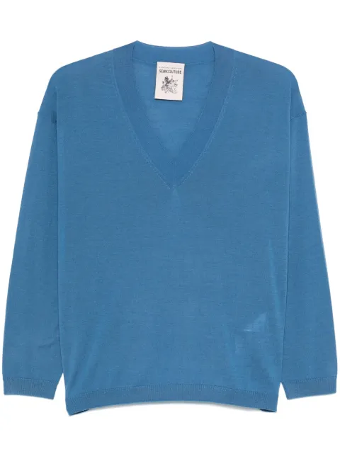 Semicouture V-neck sweater