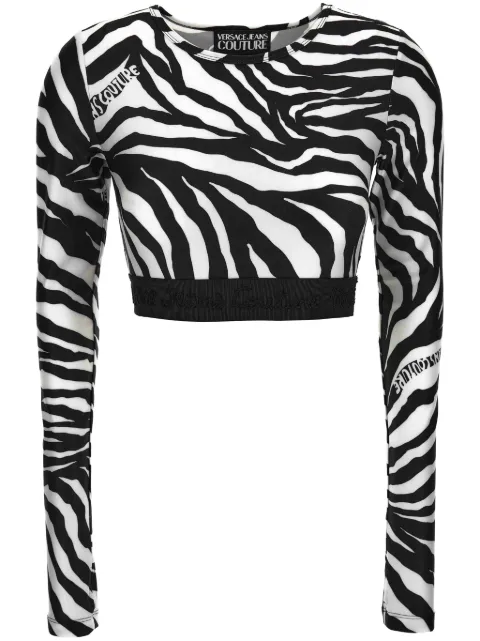 Versace Jeans Couture zebra-print T-shirt
