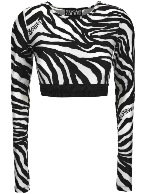 T-shirt à imprimé zèbre - Versace Jeans Couture - Modalova