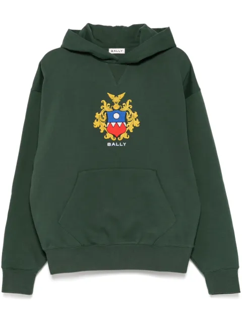 Bally logo-embroidered hoodie