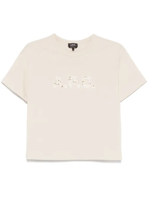 A.P.C. t-shirt Annie - Tons neutres - A.P.C. - Modalova