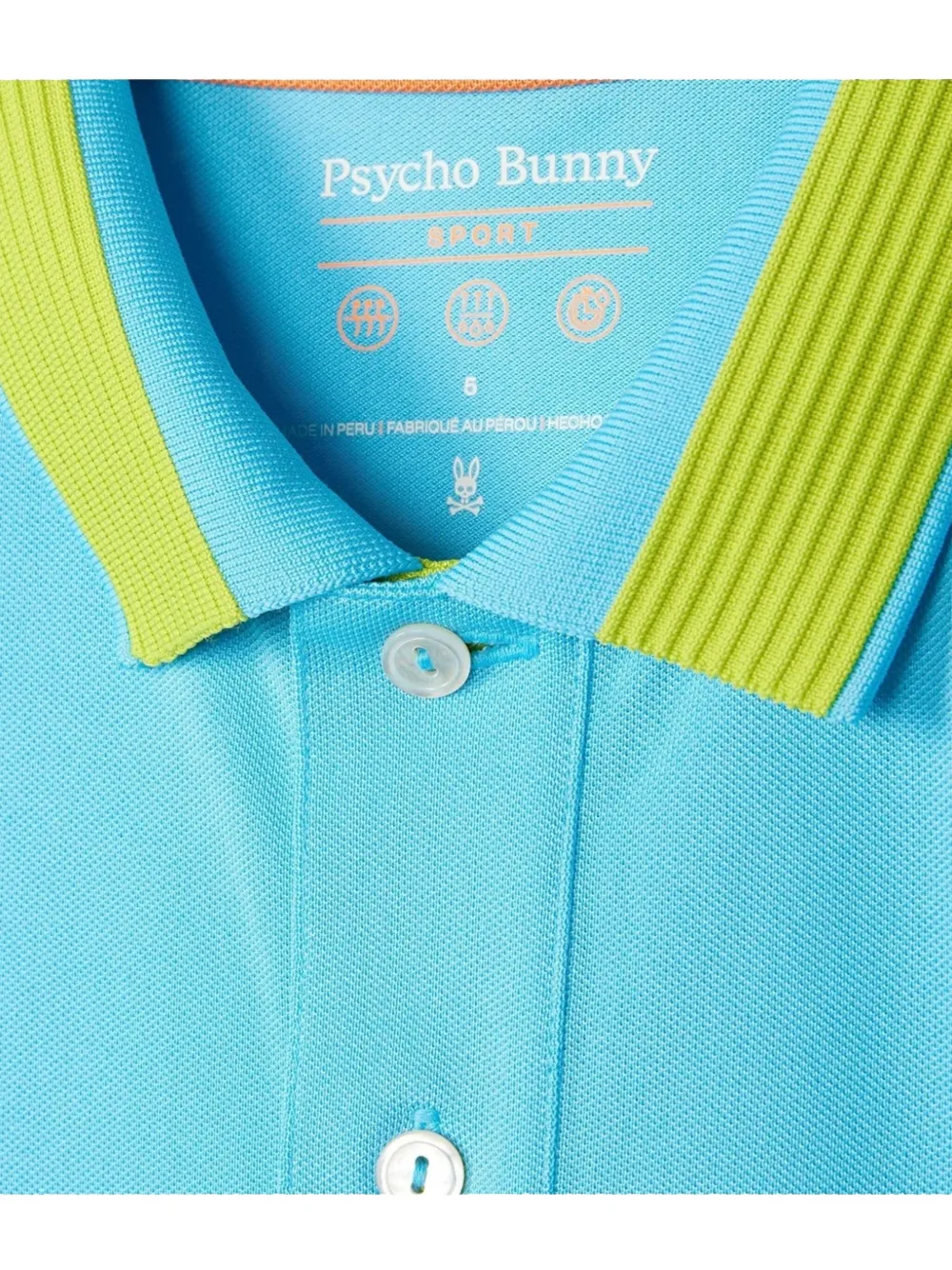 Psycho Bunny Graham poloshirt Blauw