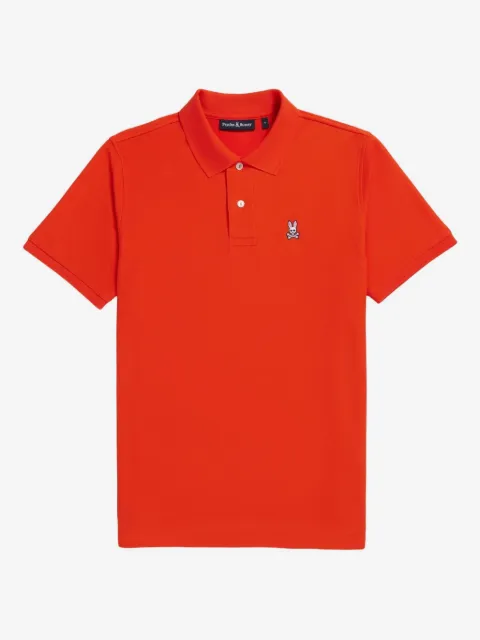 Psycho Bunny piqué-weave polo shirt