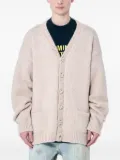 VETEMENTS faux-pearl embellished cardigan - Neutrals