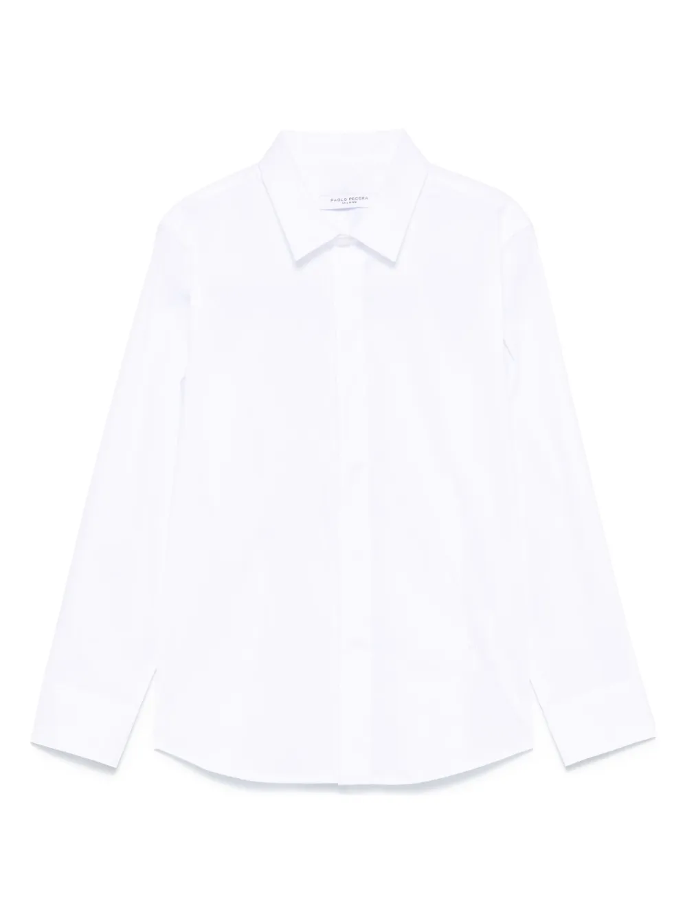 Paolo Pecora Kids logo-embroidered shirt | White | Image 1