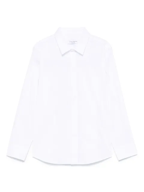 Paolo Pecora Kids Camisa com logo bordado