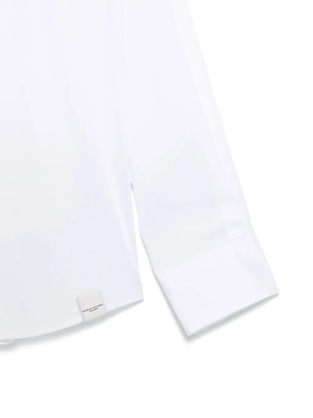 Paolo Pecora Kids Popeline shirt Wit