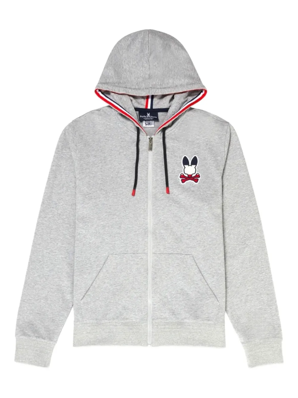 Psycho Bunny hoodie Brancote | gris | Image 1