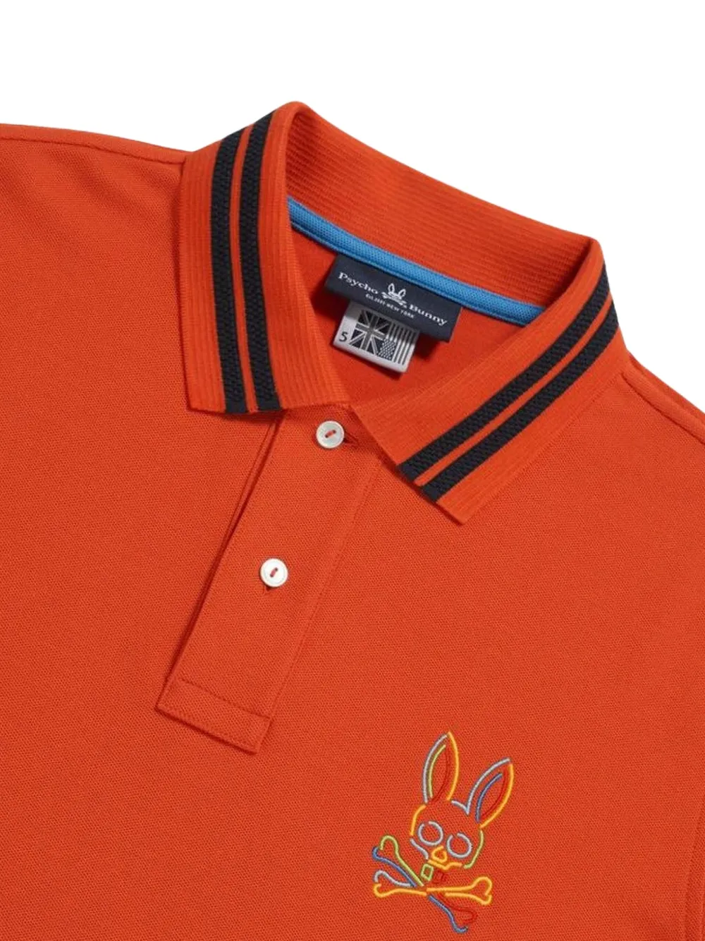 Psycho Bunny Barbon poloshirt - Oranje