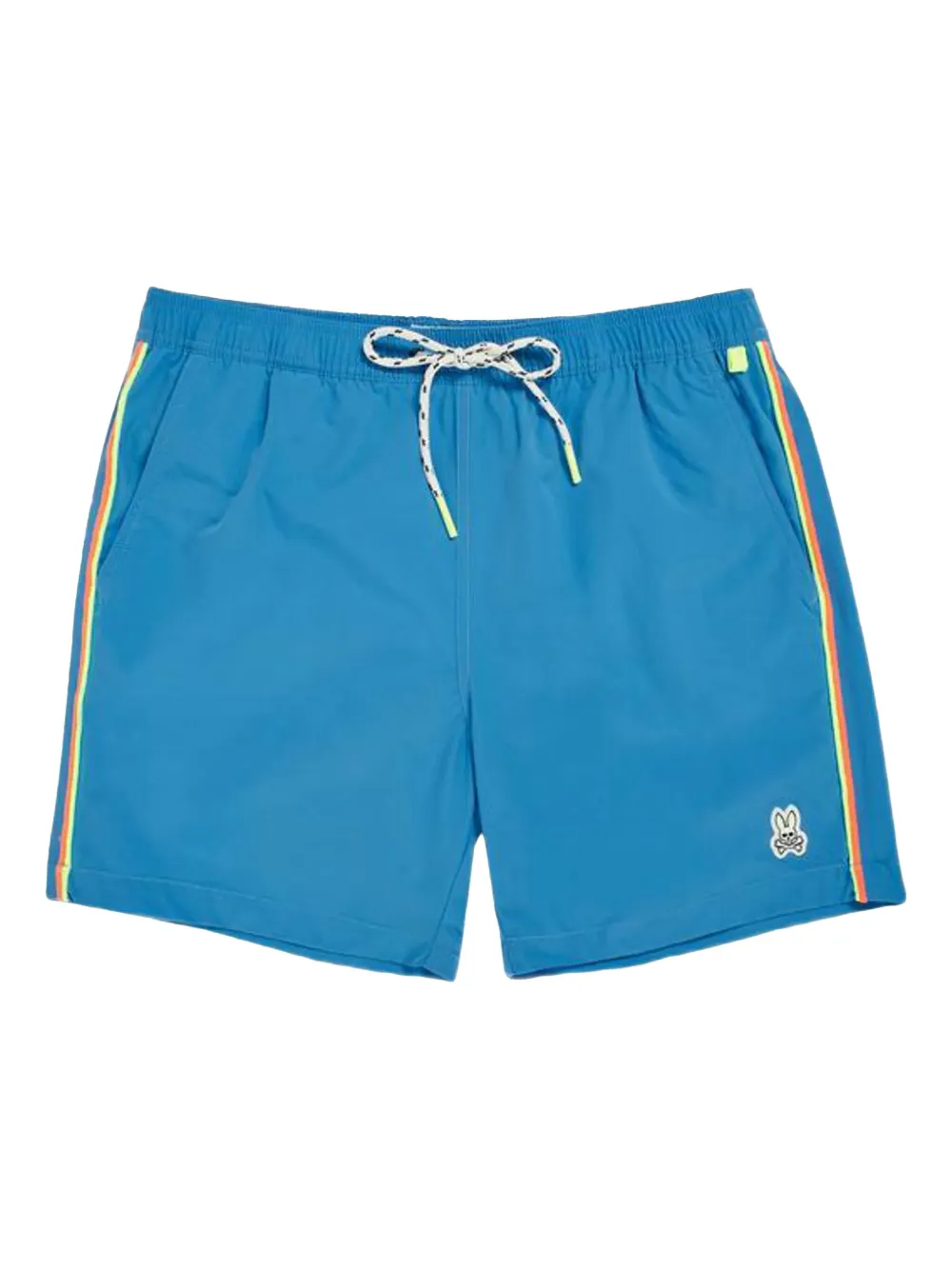 Rushup side-stripe swim shorts