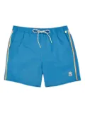 Psycho Bunny Rushup side-stripe swim shorts - Blue