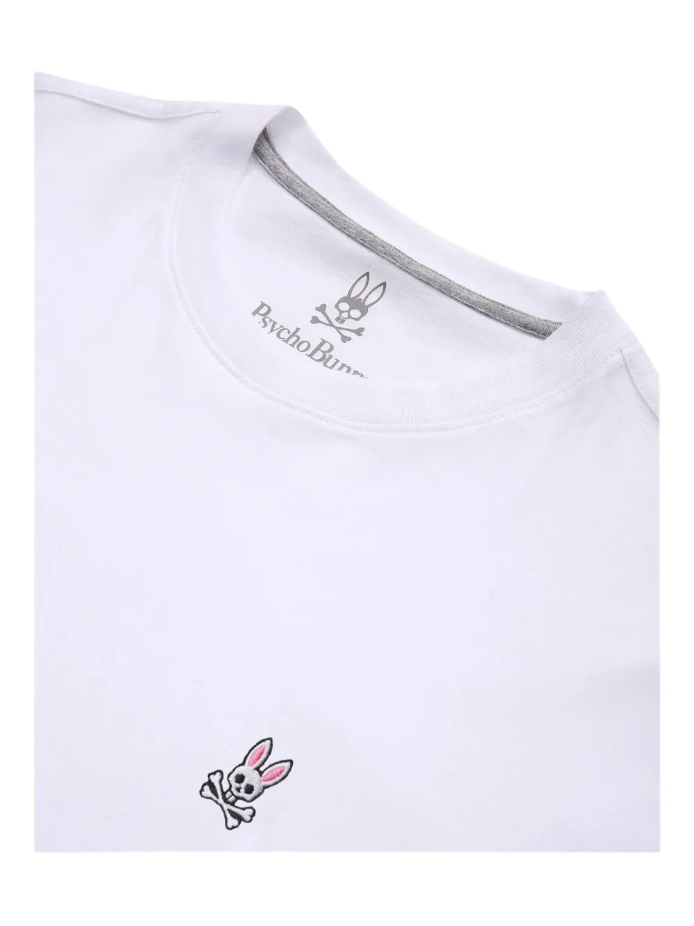 Psycho Bunny T-shirt met ronde hals Wit