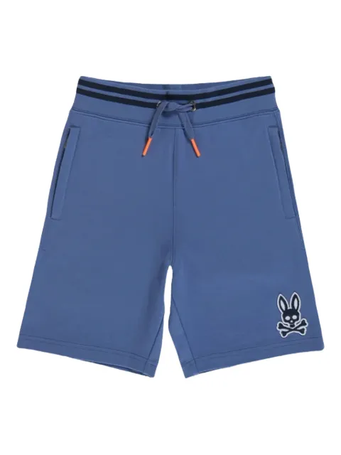 Psycho Bunny Liam logo-patch elastic-waist shorts