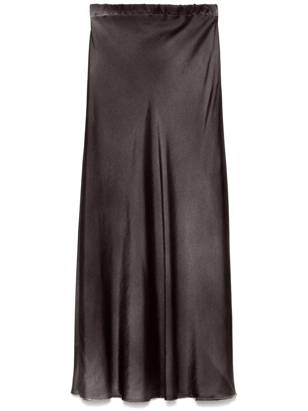 satin midi skirt