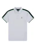 Psycho Bunny Jayden side-stripe polo shirt - White